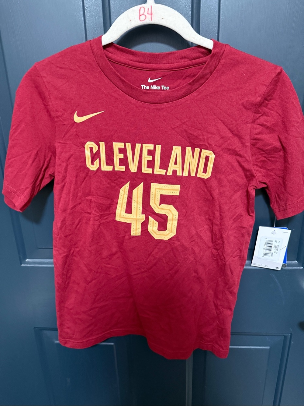 Nike Red Cleveland 45 Short Sleeve Tee